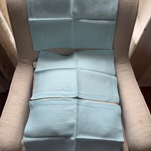 CONRAN SHOP Napkins/ Placemats new Aqua Blue Pastel